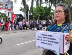 Nasib Belum Jelas, Atlet Balikpapan Turun ke Jalan Galang Dana Buat Ikut Porprov Kaltim