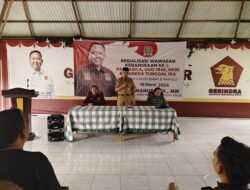 Ekti hadirkan narasumber dari Kepala Kesbangpol Kubar dalam acara Soswasbang ke-3 tahun 2024