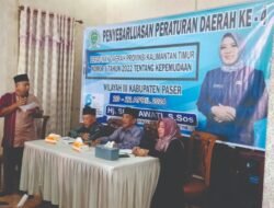 Anggota DPRD Kaltim, Sukmawati menggelar Sosperda kepemudaan di wilayah Paser