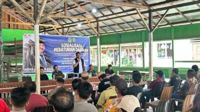 Abdul Rahman Agus Pesan Pentingnya Nilai Pancasila Lewat Sosper di Mahulu