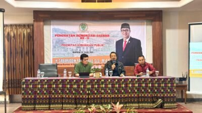 Sabaruddin Tegaskan Kebijakan Publik Harus Lahir dari Suara Rakyat