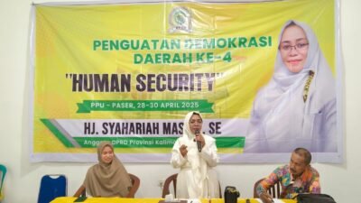 Syahariah Dorong Penguatan Demokrasi Melalui Isu Human Security di Penajam Paser Utara