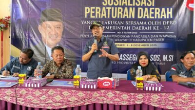 DPRD Kaltim Bersama Pemda Sosialisasikan Perda Pancasila dan Wasbang Guna Perkuat ideologi Bangsa