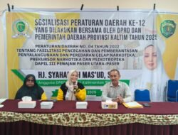 Ancaman Narkoba di Daerah Semakin Nyata, Syahariah Masud Tegaskan Pentingnya Peran Keluarga